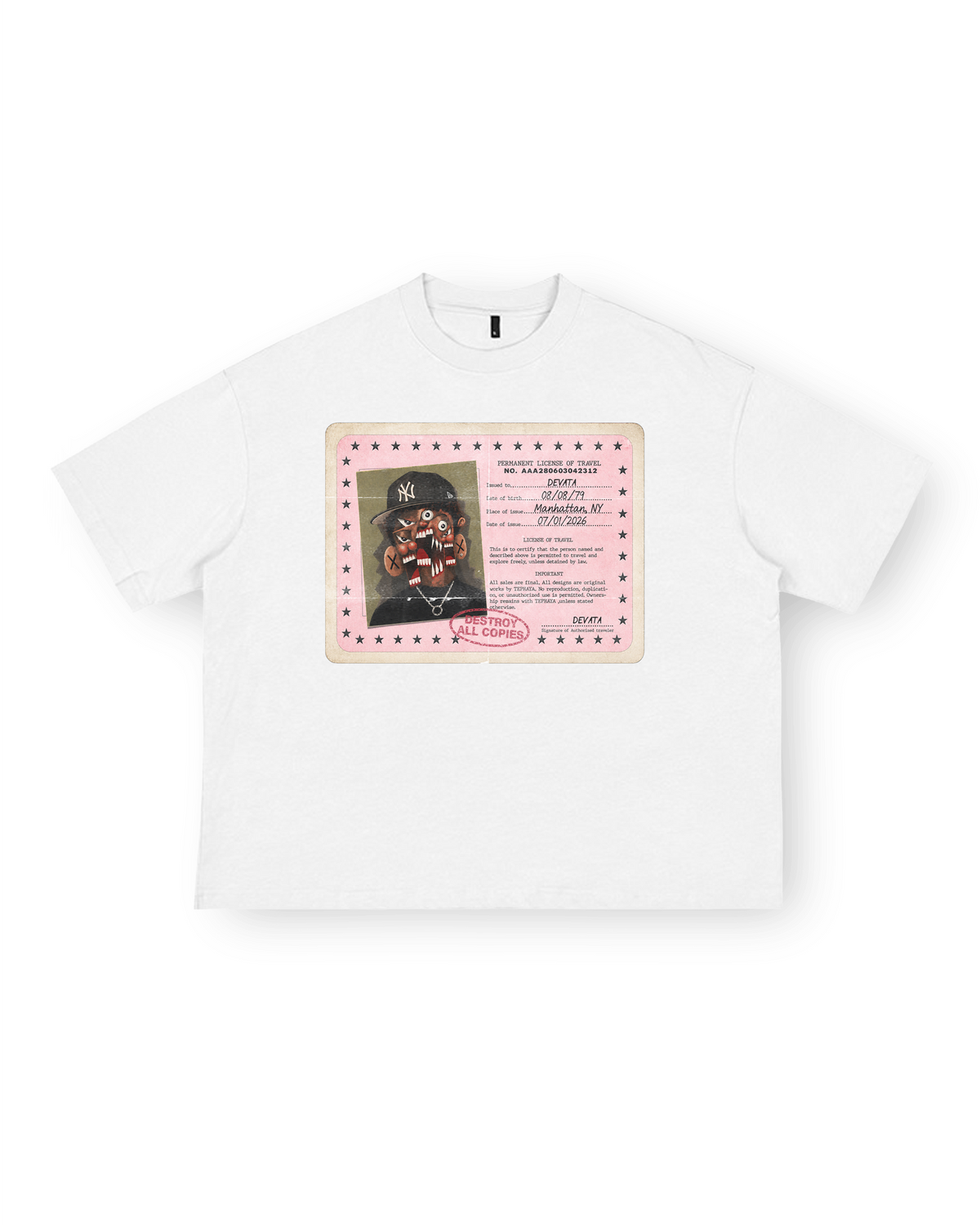 TRAVEL LICENSE TEE